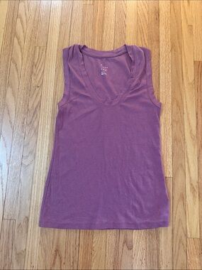 a new day Mauve Scoop Neck Tank Top